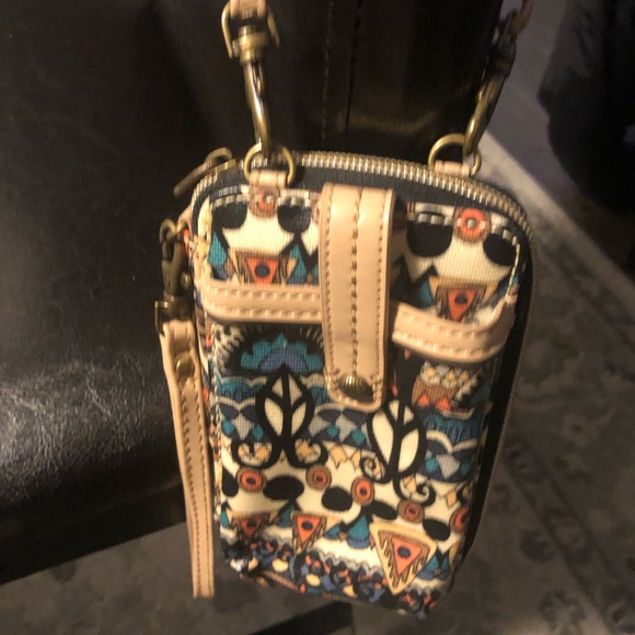 Sak Roots Zip Around Wallet Hippie Peace Boho - Picture 8 of 10